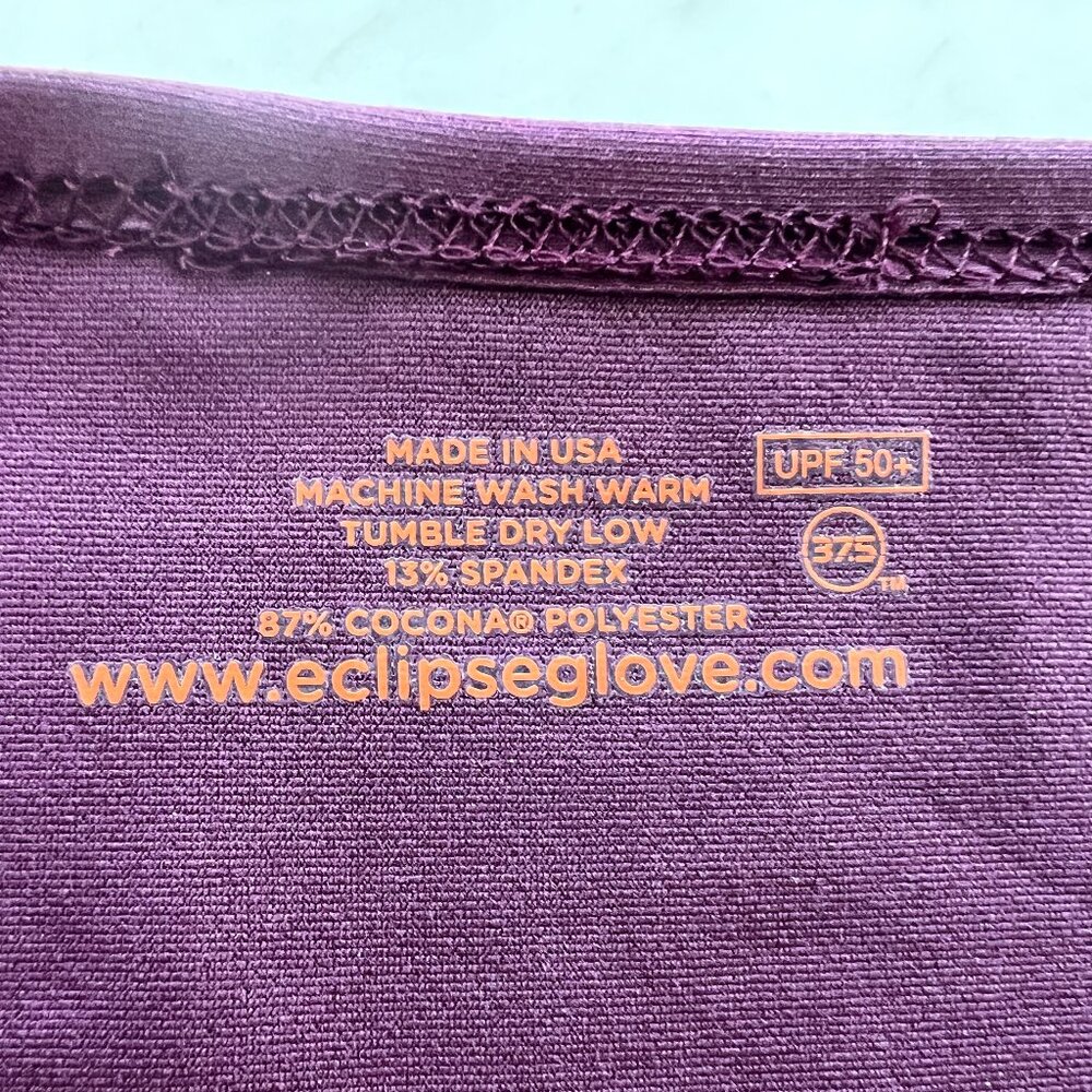 Éclipse Classic Neck Gaiter UPF 50+ Cooling Sun Protection | Plum | New - Picture 8 of 8